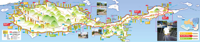 金魚島サイクルマップ表